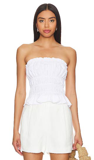 Angela Top in White | Revolve Clothing (Global)