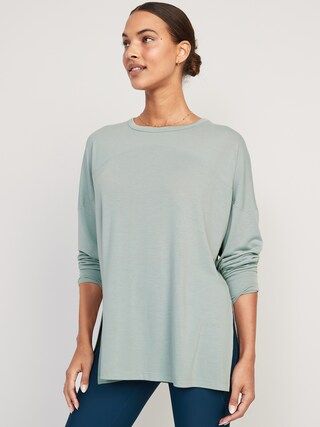 Long-Sleeve UltraLite Tunic T-Shirt for Women | Old Navy (US)