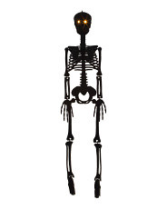 32in Flocked Skeleton With Led Eyes | Halloween | Marshalls | Marshalls