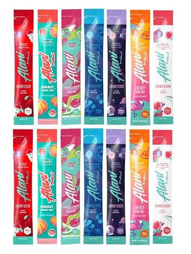 Alani Energy Drink Powder Variety Pack – 14 Stick Sampler, ALL 7 Flavors | Preworkout Boost & Electrolytes Powder Packets | Bundled by Mix It Up Munchies | Healthy Gift Pack | Amazon (US)