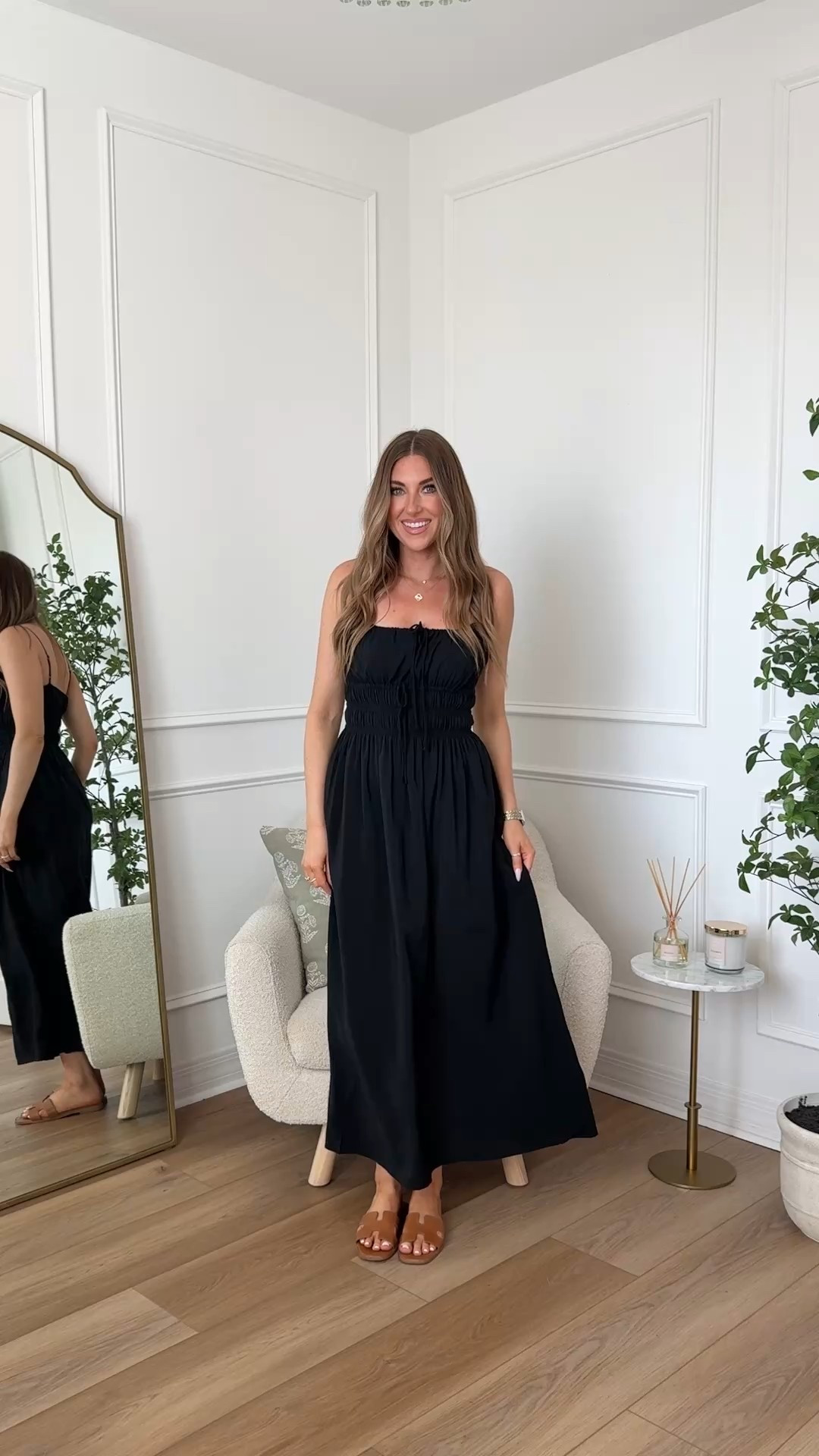 @Abercrombie spring dress event ☀️ 25% off with code AFLTK! 

I sized down to an extra small and I got the regular length! The perfect black maxi dress 

#abercrombiepartner #abercrombie

#LTKSaleAlert #LTKWatchNow #LTKSpringSale