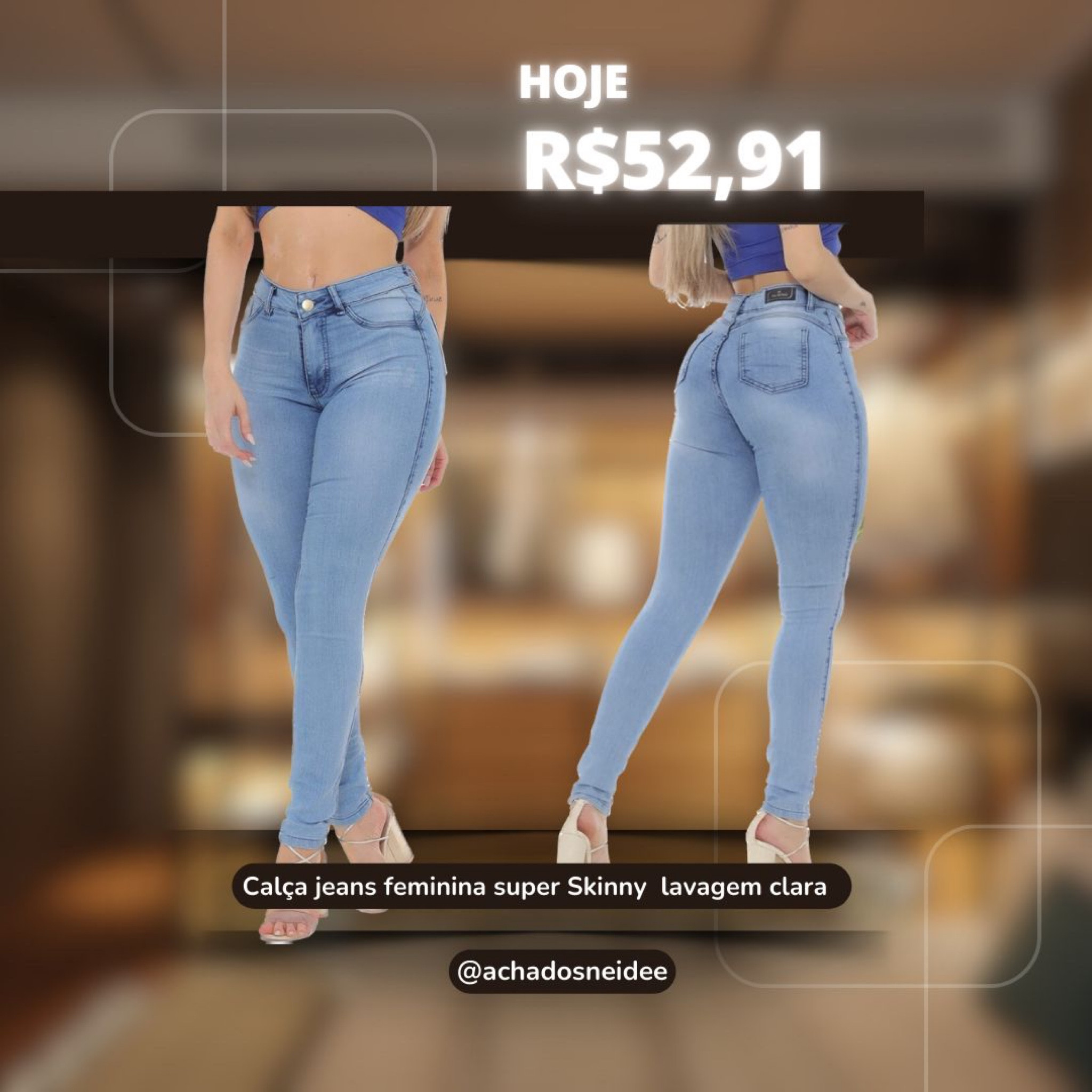 Calça jeans feminina linda 

#LTKpromo #FashionMonth #LTKbrasil