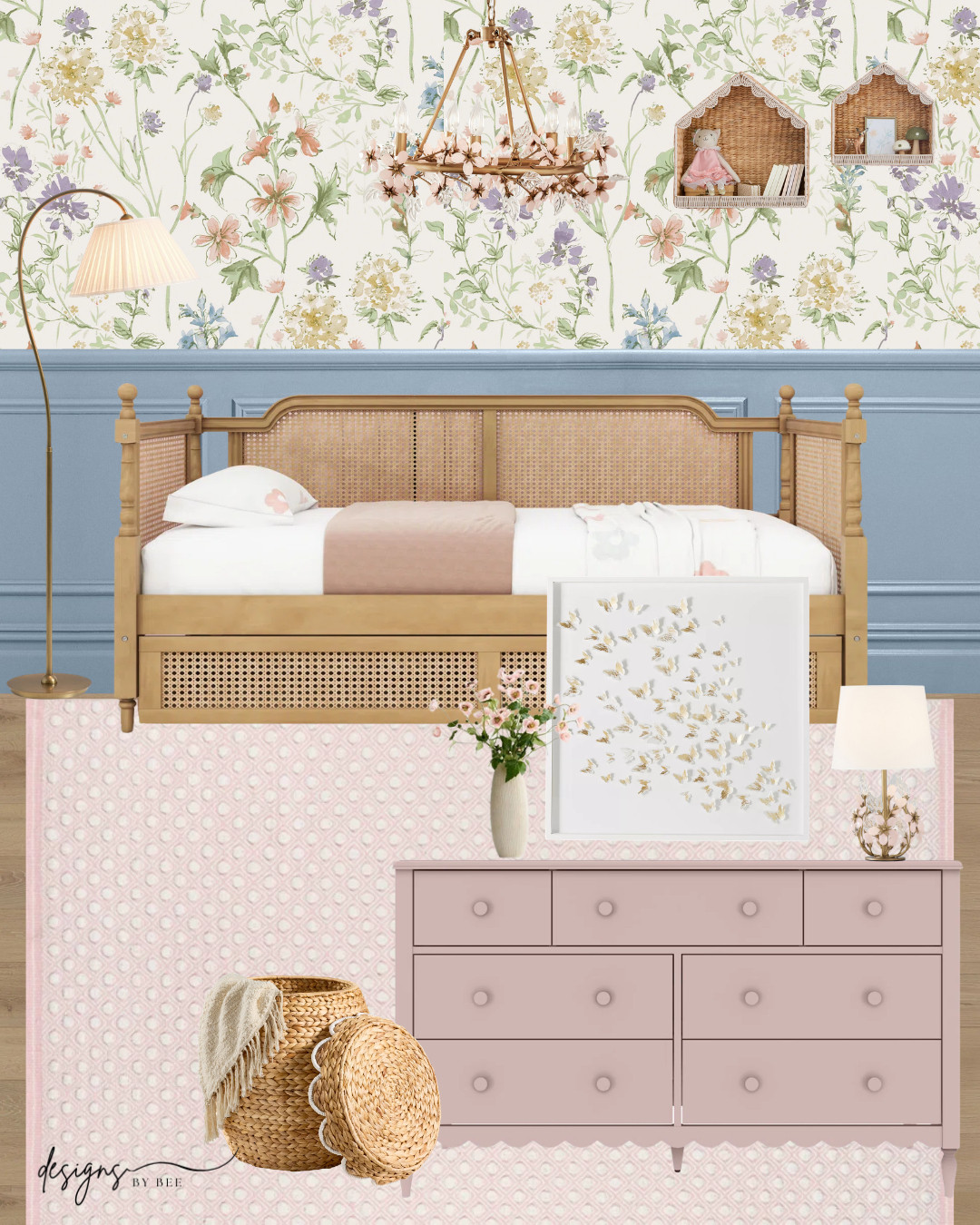 girls bedroom, teen girl bedroom, little girl bedroom, trundle bed, day bed for girls bedroom, pink bedroom dresser, whimsical bedroom  

 #LTKHome #LTKKids