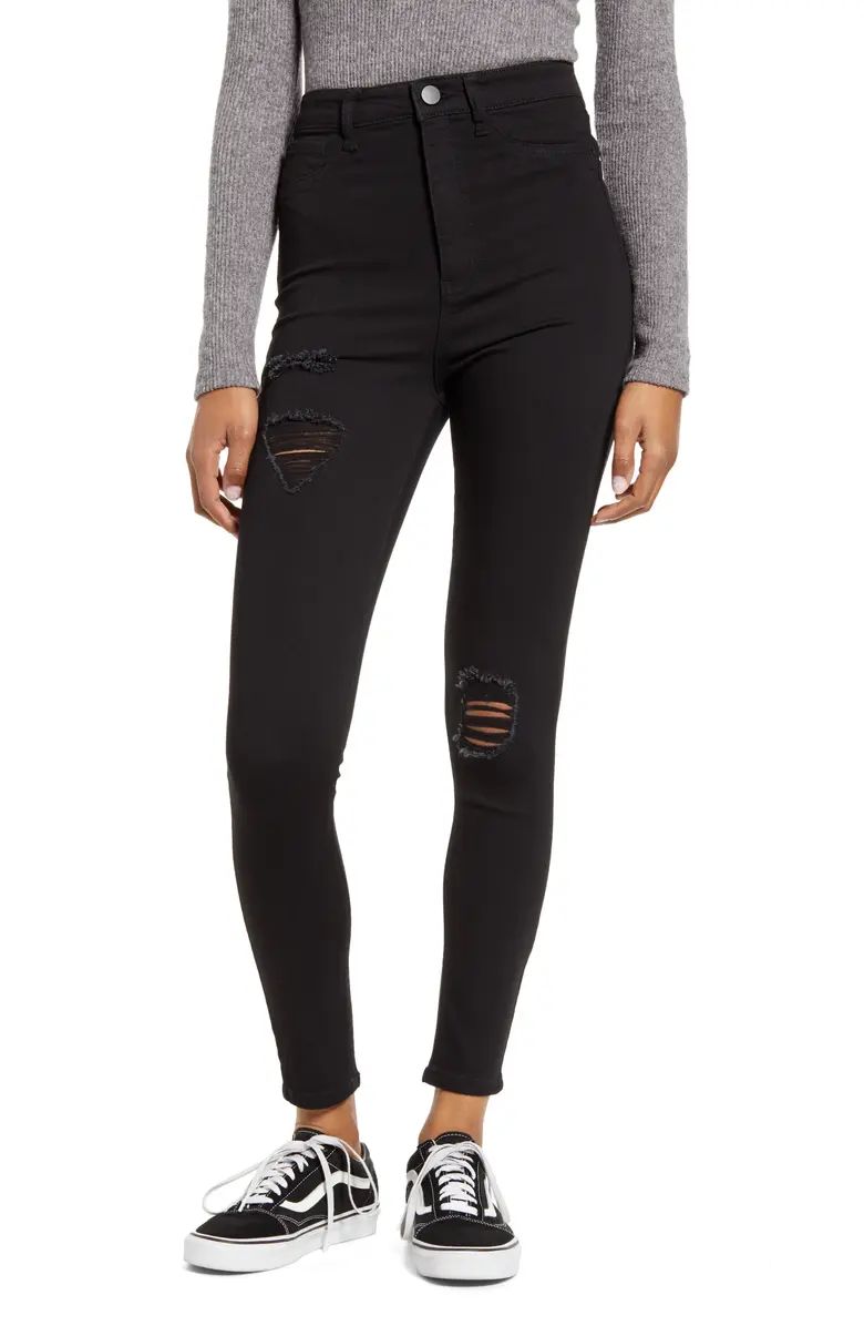 Ripped High Waist Skinny Jeans | Nordstrom