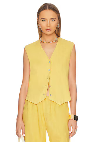 DONNI. Vest in Sunny from Revolve.com | Revolve Clothing (Global)