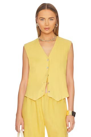 DONNI. Vest in Sunny from Revolve.com | Revolve Clothing (Global)