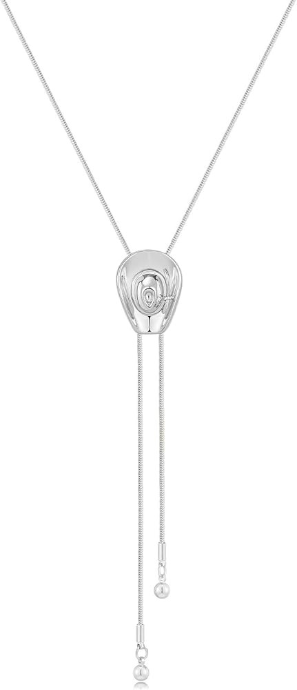 Western Cowgirl Hat Necklace for Women - Cowboy Bolo Tie Accessories Lariat Long Chain Y Necklace... | Amazon (US)