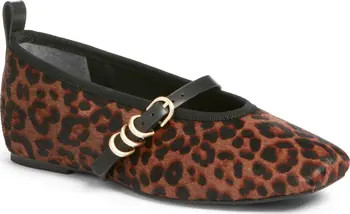 Spire Genuine Calf Hair Mary Jane Flat (Women) | Nordstrom