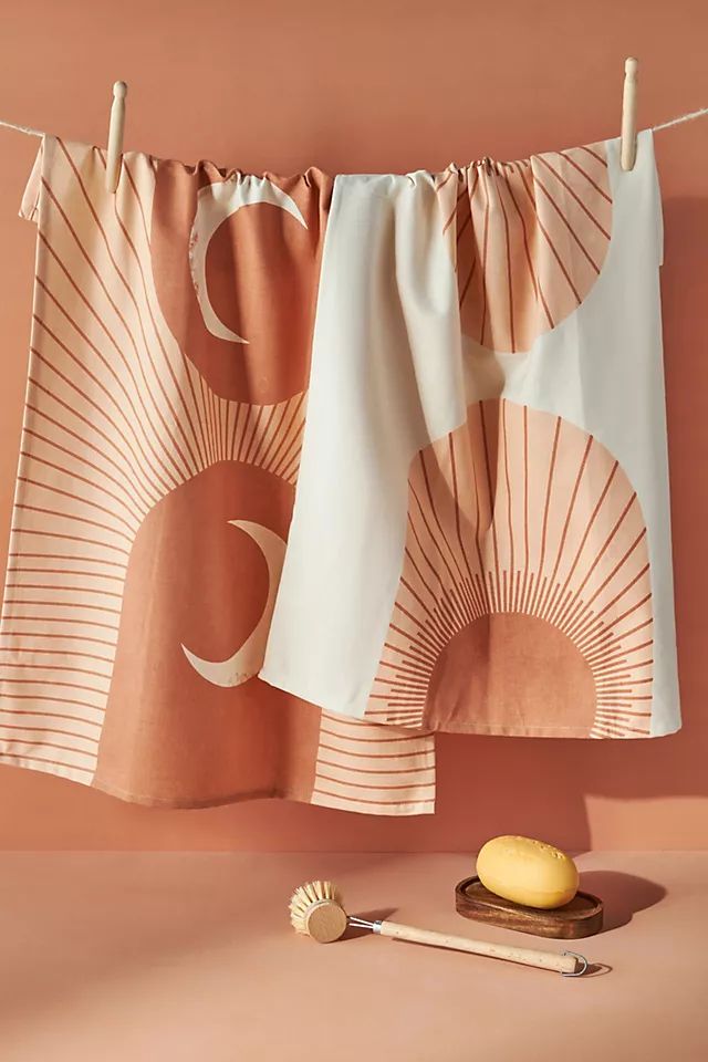 Diptych Dish Towels, Set of 2 | Anthropologie (US)