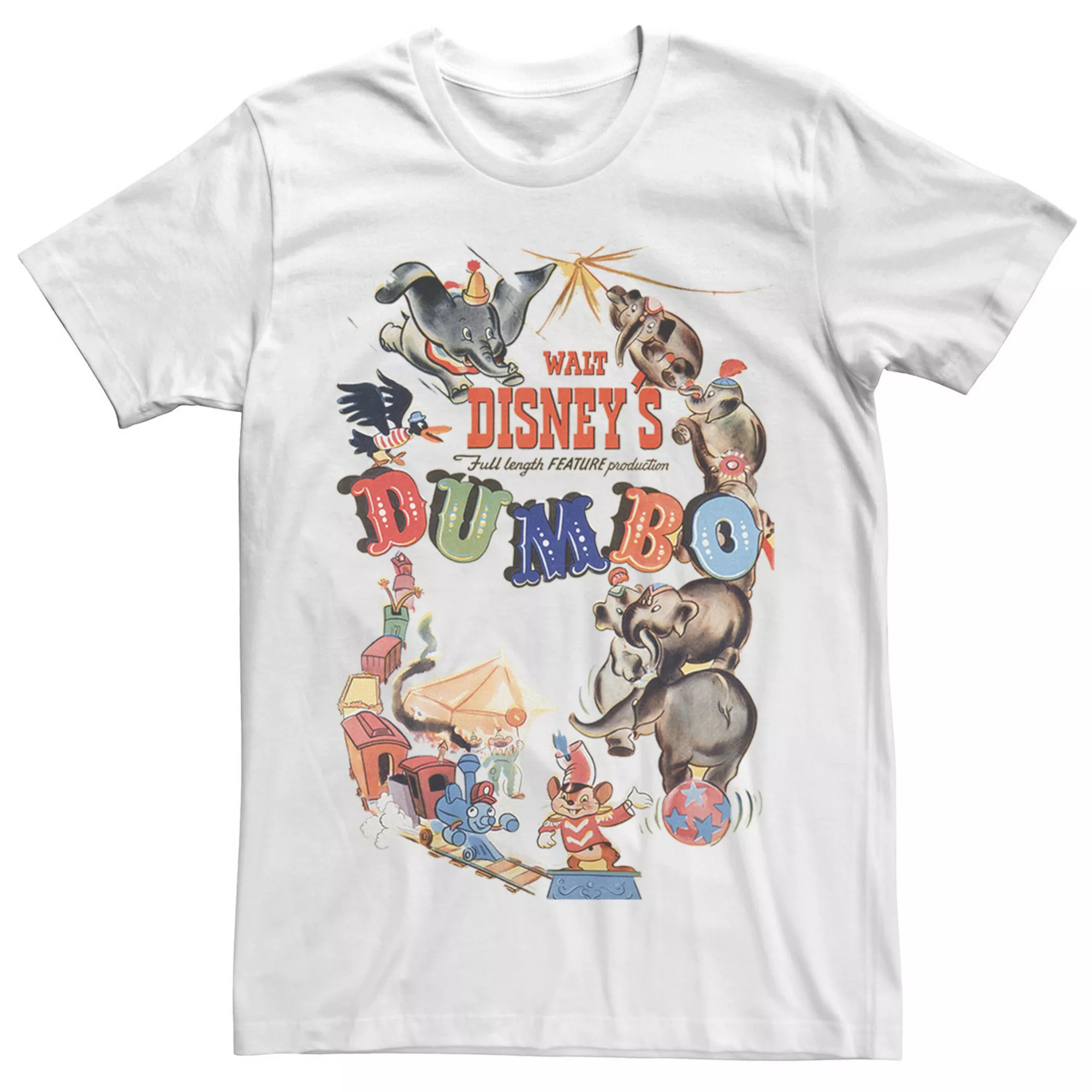 Disney's Dumbo Men's Vintage Movie Poster Tee | Kohl's