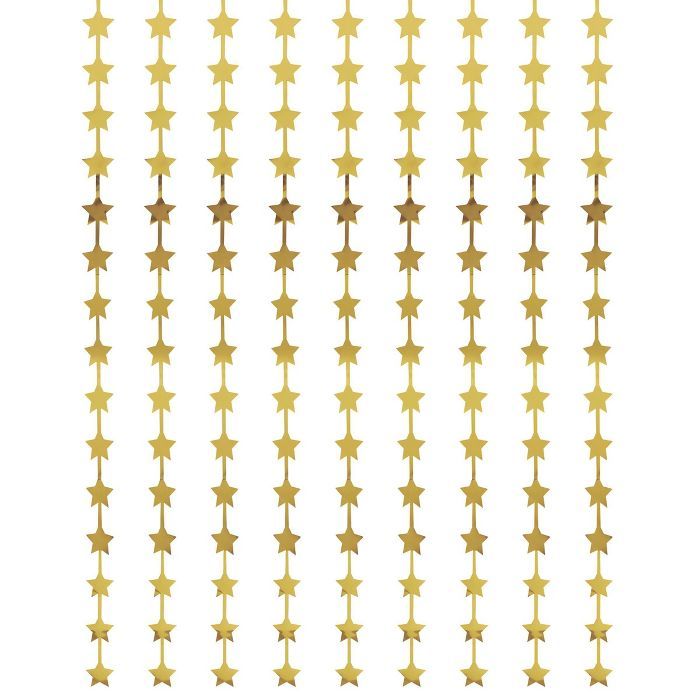 9ct Star Backdrop Party Decoration Gold - Spritz™ | Target