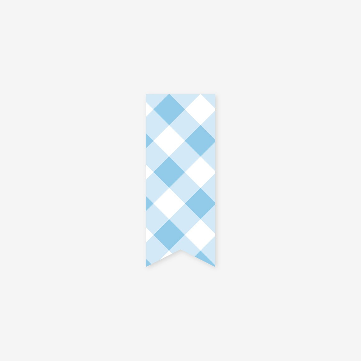 Carolina Gingham Page Marker | Simplified