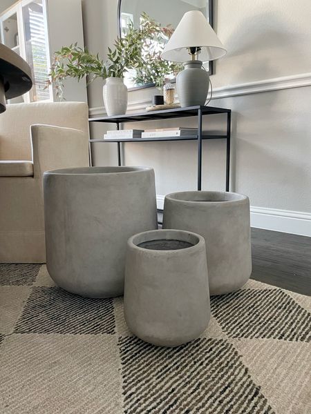 These planters are so good and they’re on deal today! Grab this set while they’re on sale under $90! 

Living room inspiration, home decor, our everyday home, console table, arch mirror, faux floral stems, Area rug, console table, wall art, swivel chair, side table, coffee table, coffee table decor, bedroom, dining room, kitchen,neutral decor, budget friendly, affordable home decor, home office, tv stand, sectional sofa, dining table, affordable home decor, floor mirror, budget friendly home decor, dresser, king bedding, oureverydayhome 

#LTKFindsUnder100 #LTKSaleAlert #LTKHome