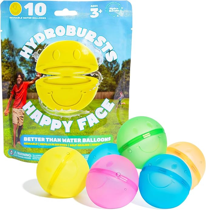Hydroburst 10-pack Reusable Water Balloons by Relatable, For The Pool, Beach Toys And Outdoor Pla... | Amazon (US)