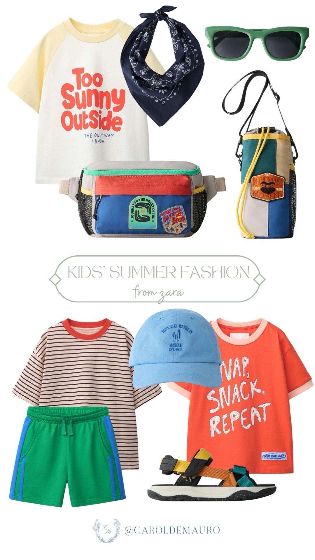 This kids’ summer fashion lineup is so fun and colorful and the "nap, snack, repeat" tee is literally the most accurate thing ever.

zara kids, kids summer fashion, kids style, toddler fashion, kids ootd, boy outfits

#LTKootd #LTKSeasonal #LTKKids