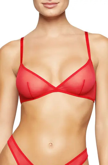 Ultrafine Mesh Triangle Bra | Nordstrom