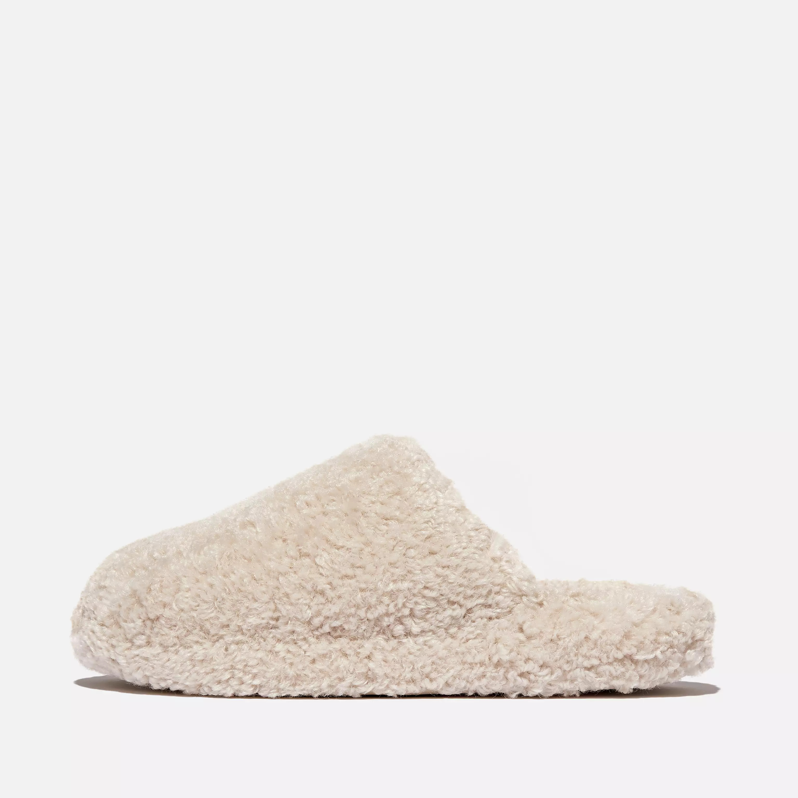 IQUSHION D-LUXE Padded Teddy Slipper Mules | FitFlop (UK)