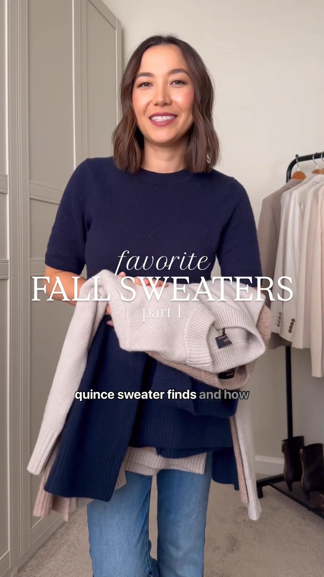 Favorite fall, sweaters, part 1!

Quince oversize, cashmere, classic crewneck - size small, Heather cloud 

Quince cardigan- xs but could have sized up too small for a looser fit

#LTKSeasonal