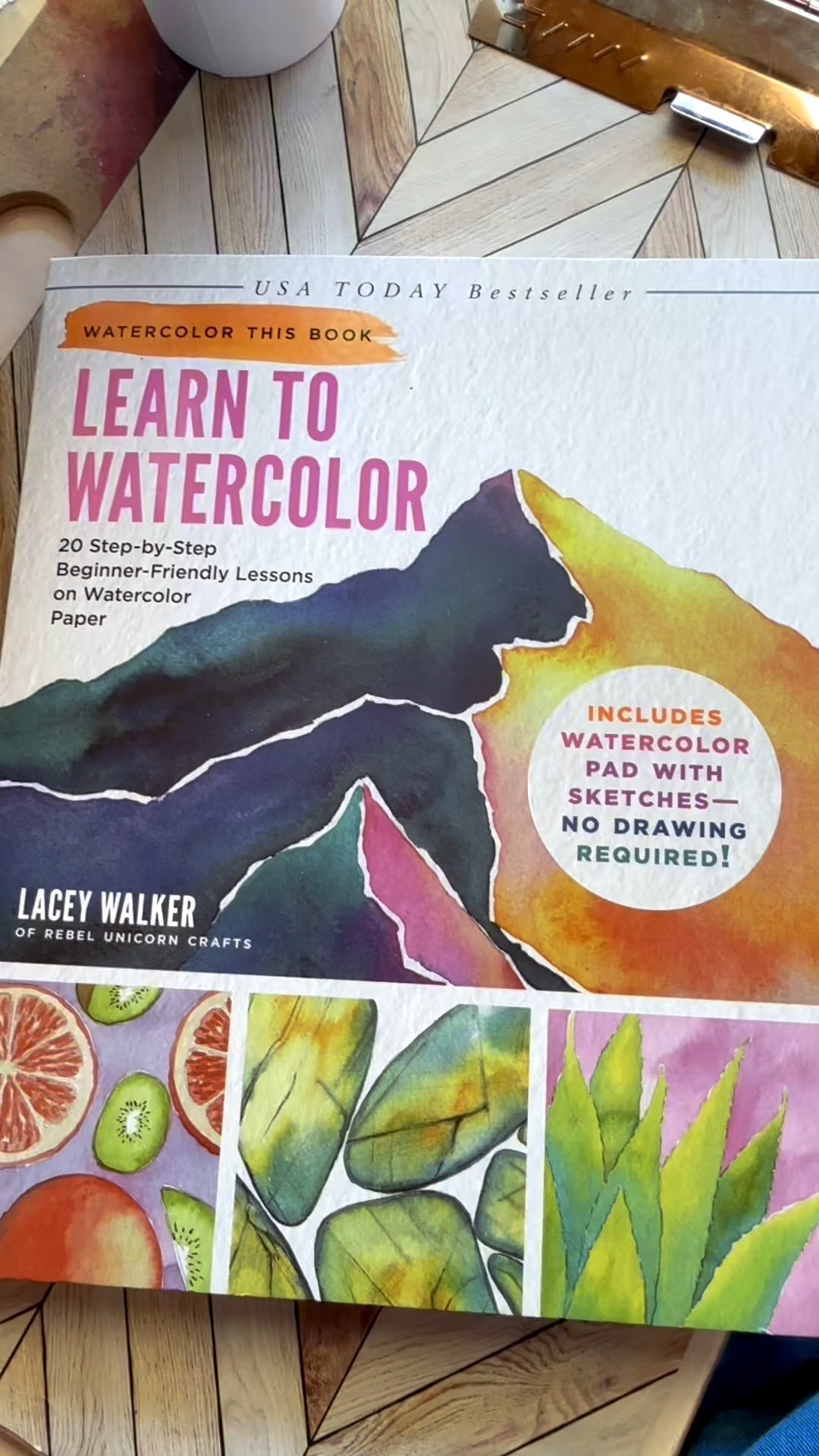 Learning to watercolor is super easy with Lacey Walker’s Learn to Watercolor Book with pre drawn exercises printed directly on watercolor paper so it’s a book and workbook in one! #watercolorworkbook #watercolortutorials #DIY #Watercolormountains #instructional #watercolorclass

#LTKFindsUnder50 #LTKHome