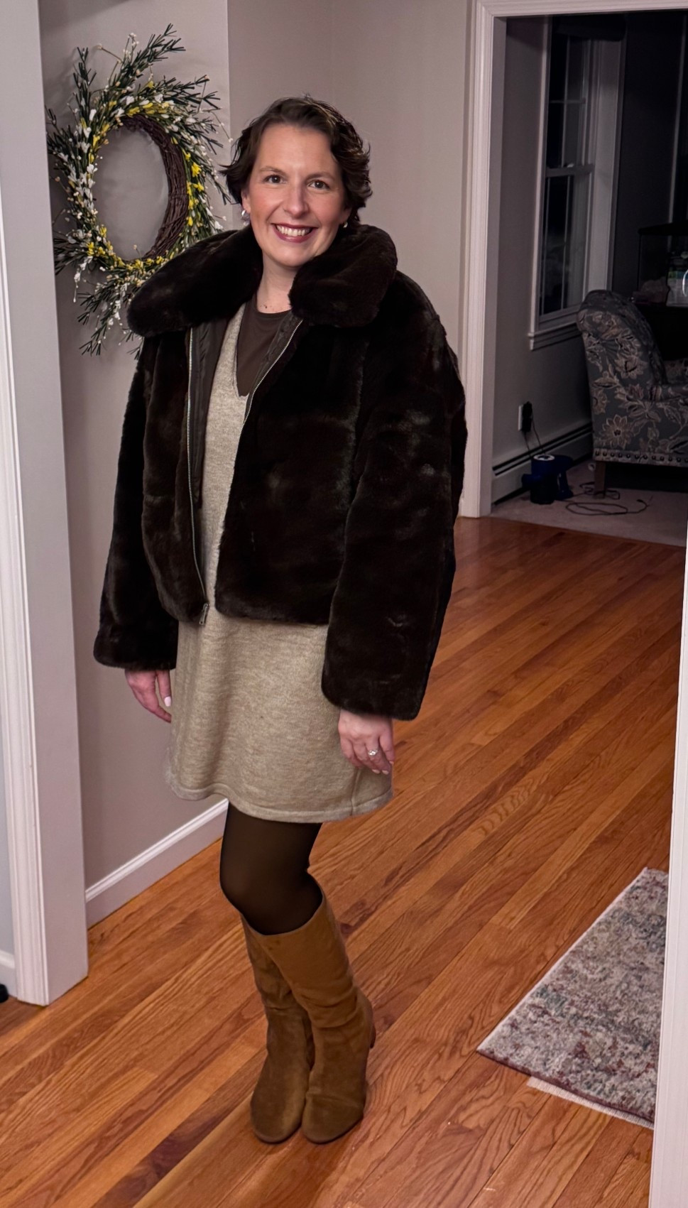 This faux fur coat is so soft and so cozy! 

#LTKselfcare #LTKOver40 #LTKMidsize