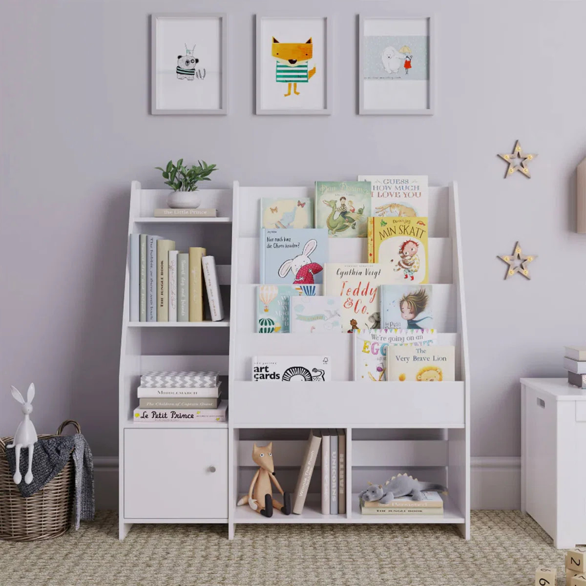 Alleisha 39.4'' H X 37.4'' W Book Display | Wayfair North America