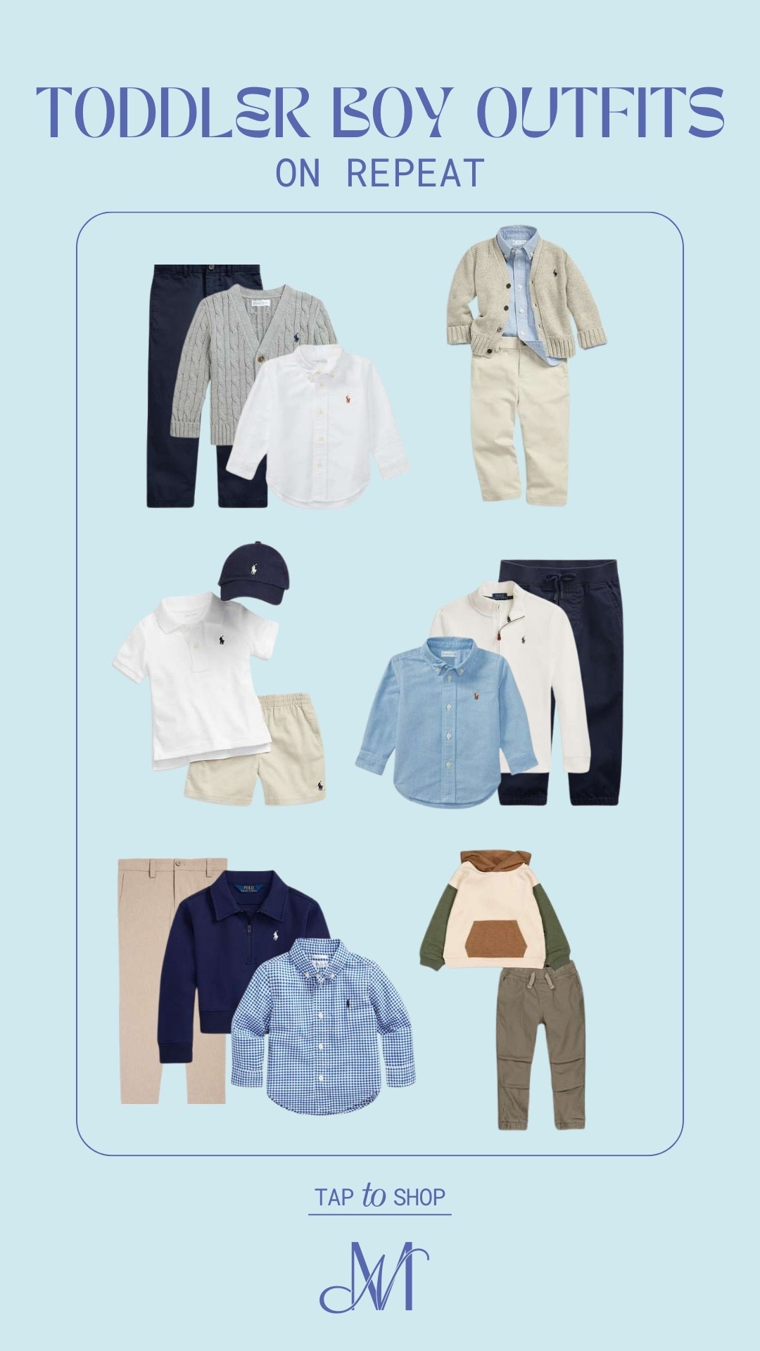 TODDLER BOY OUTFITS ON REPEAT!!!
These are the everyday pieces for Toddler boys- around ages 1-4!
Easy mix-and-match basics with comfy fits that let them move, play & stay cozy.


🛍️ Everything is linked on LTK for easy shopping!

toddler boy outfits, everyday kids clothes, comfy toddler outfits, mix and match basics

#LTKKids #LTKFindsUnder100 #LTKBaby