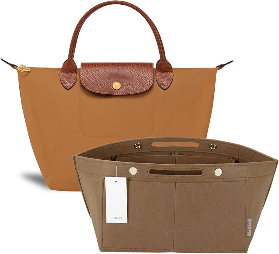 ZTUJO Purse Organizer Insert for le pliage, Compatible with Longchamp Le Pliage Top Handle S/M,Sh... | Amazon (US)