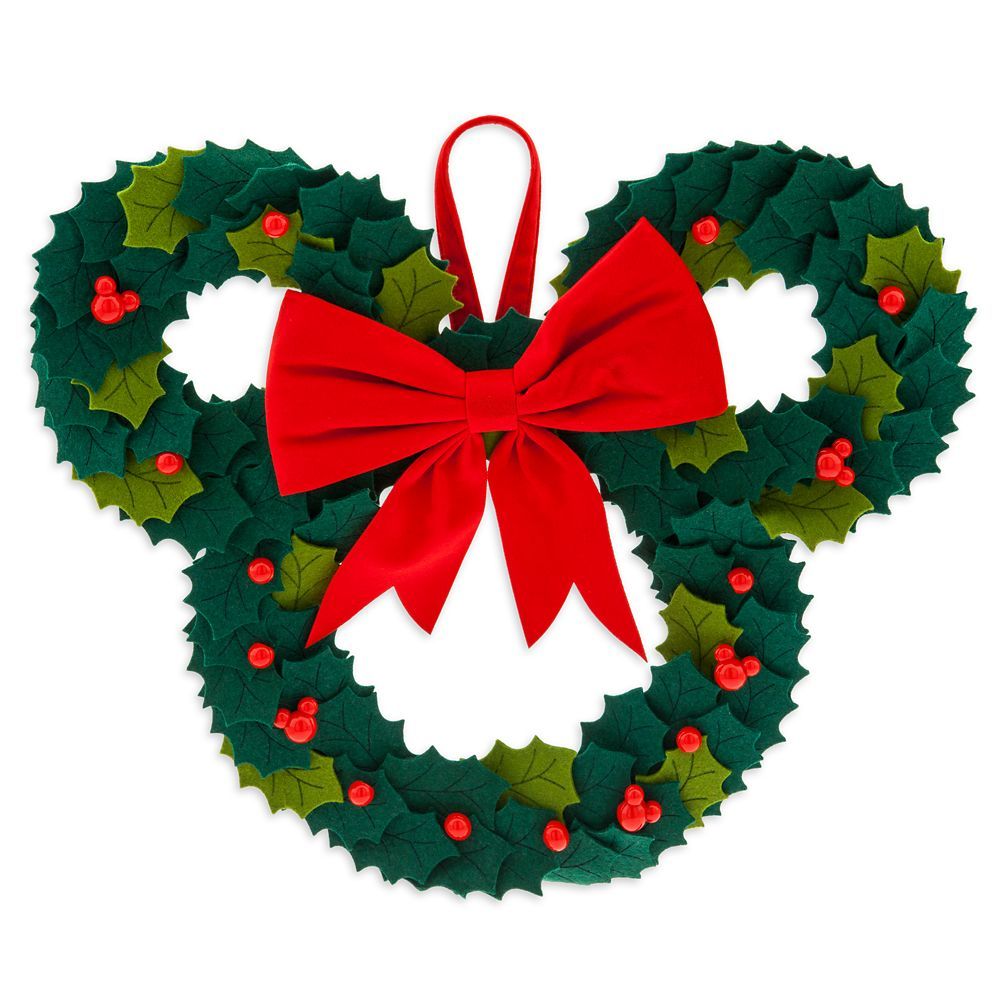Mickey Mouse Icon Holiday Wreath | Disney Store