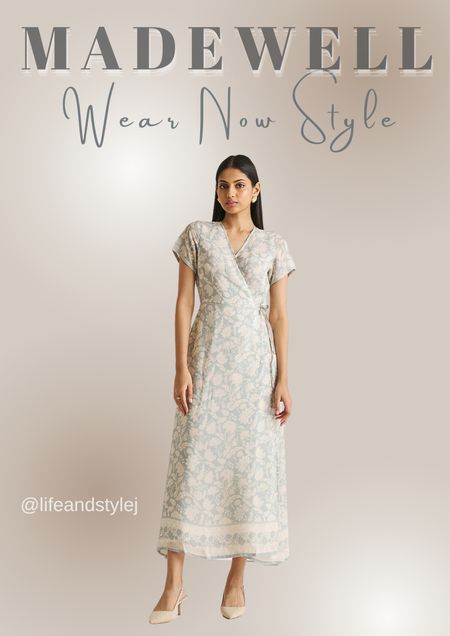 Reistor® Maxi Wrap Dress, a timeless and elegant piece that effortlessly combines sophistication with comfort. Pair it with heels and statement jewelry for a formal look, or dress it down with sandals and a denim jacket for a more relaxed vibe.

#LTKmidsize #LTKxMadewell #LTKover40