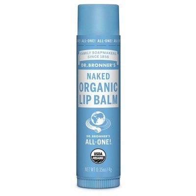 Dr. Bronner's Organic Lip Balm Naked - .15oz | Target