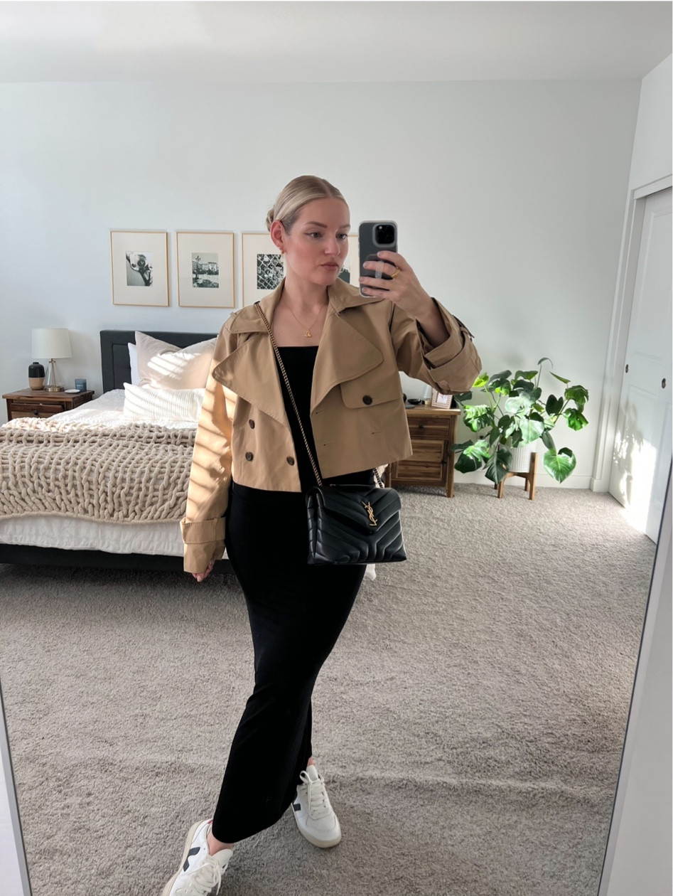 Spring style, abercombie cropped trench coat, skims maxi dress 

#LTKshoecrush #LTKunder100 #LTKtravel