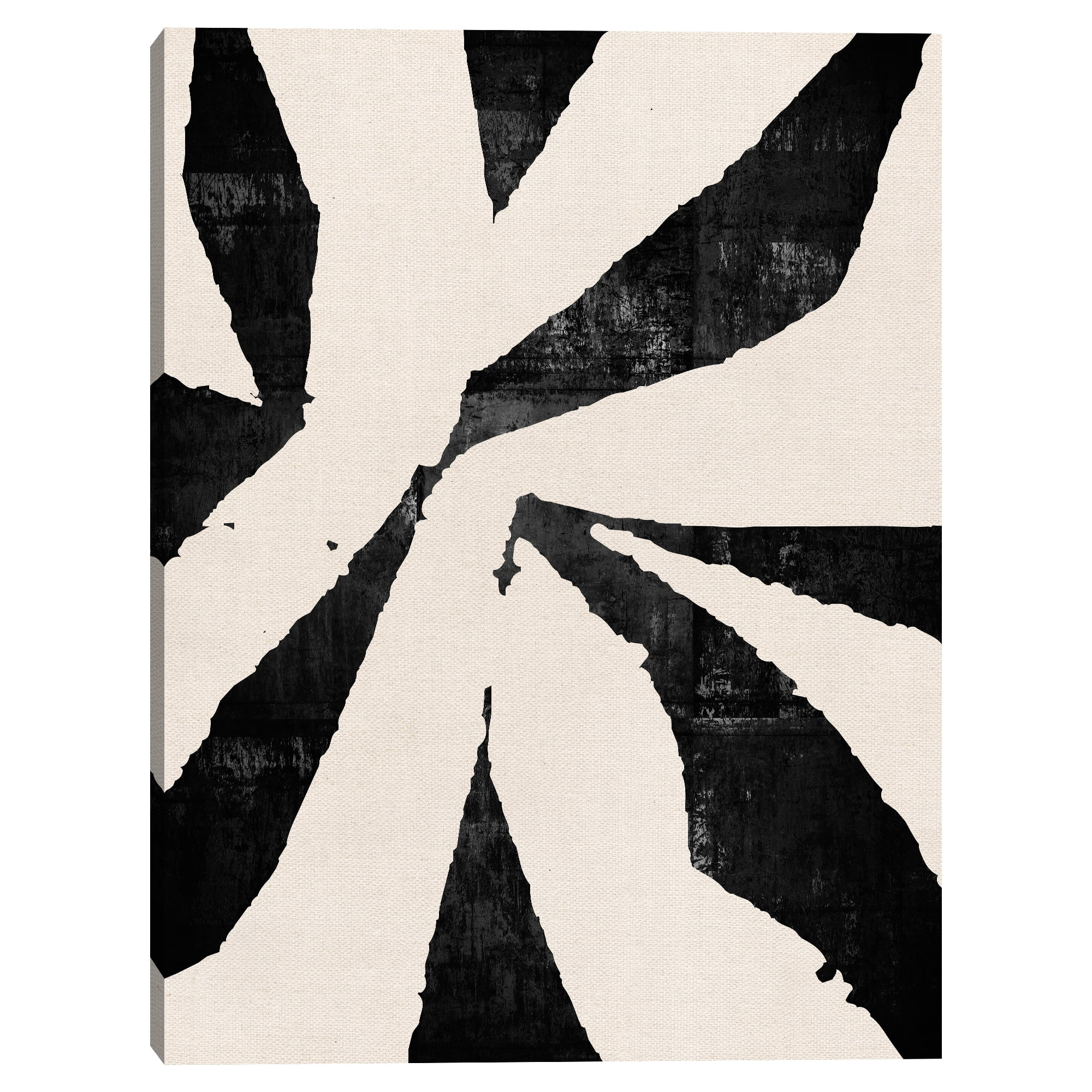 Nikki Chu Black Star Abstract Canvas Art Print, 30" x 40", by Nikki Chu - Walmart.com | Walmart (US)