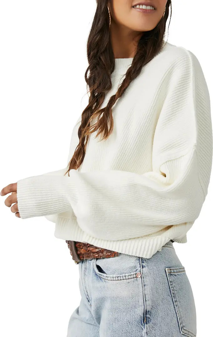 Free People Easy Street Crop Pullover | Nordstrom | Nordstrom