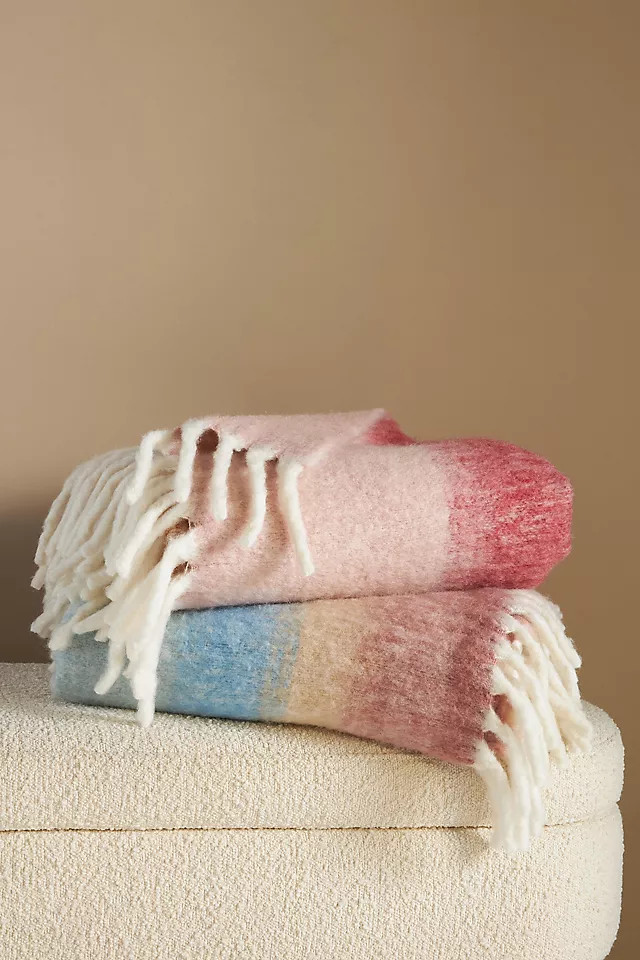 Brushed Sunset Throw Blanket | Anthropologie (US)