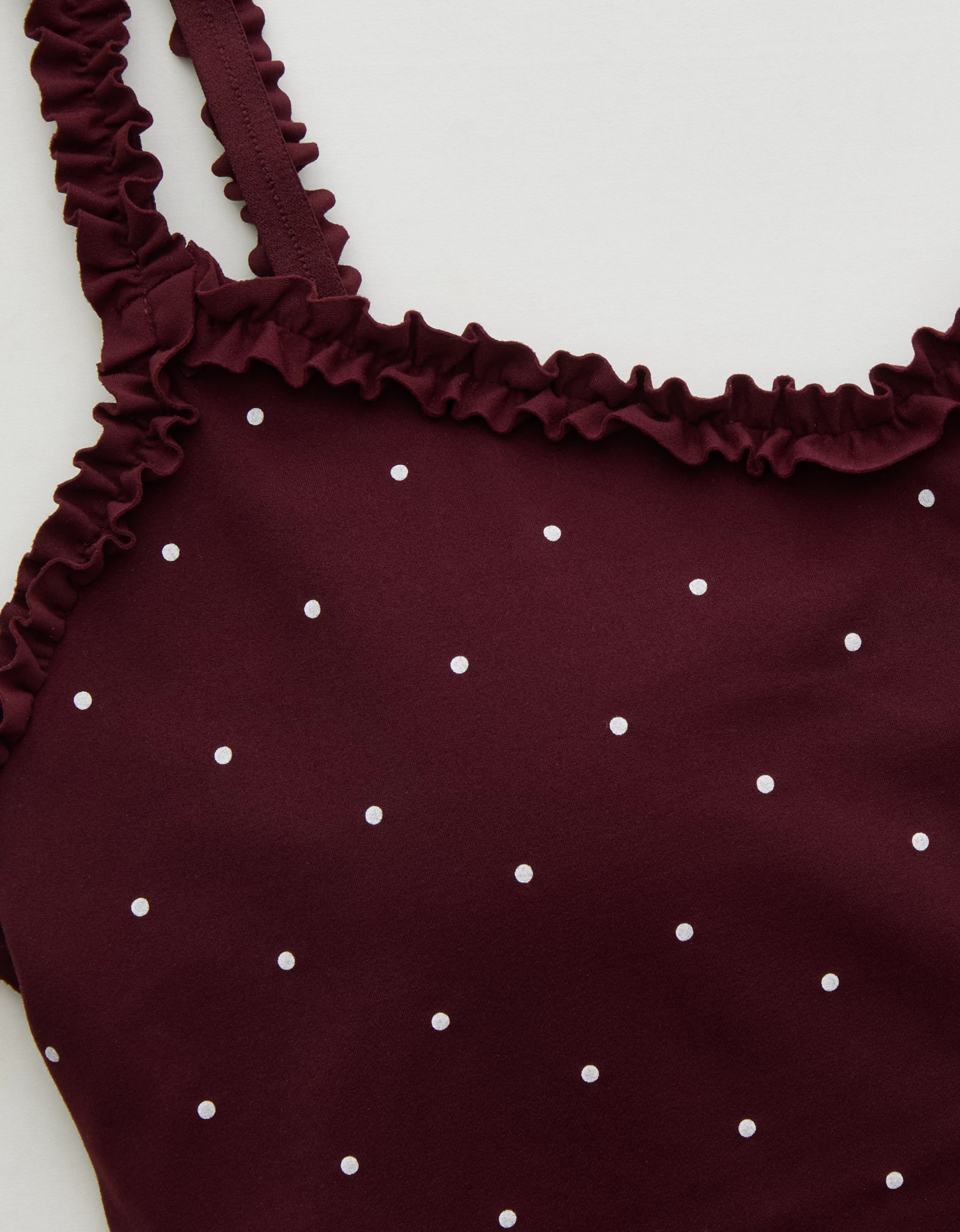 OFFLINE by Aerie Real Me XTRA Ruffle Longline Sports Bra | American Eagle Outfitters (US & CA)
