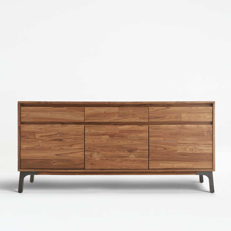 Lakin Recycled Teak Sideboard + Reviews | Crate and Barrel | Crate & Barrel