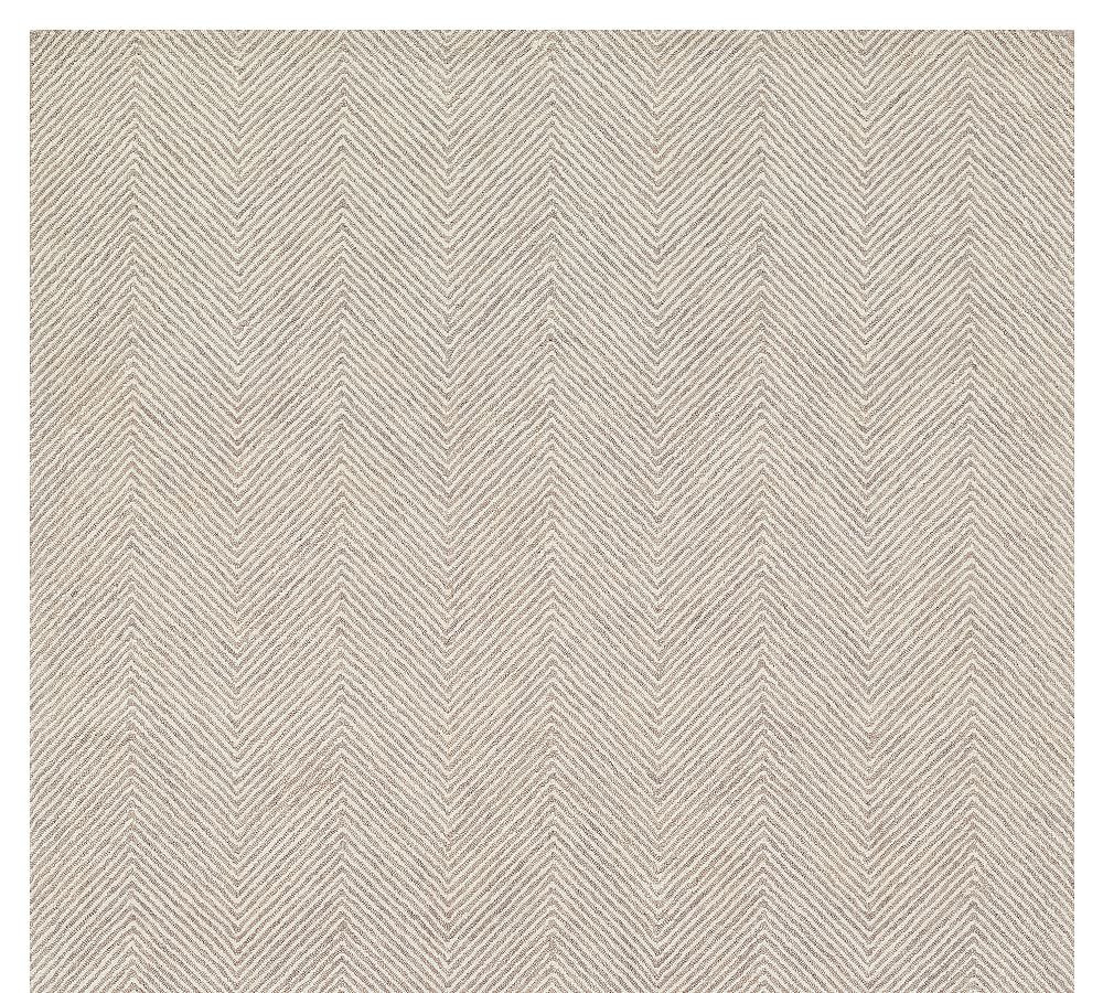 Iweala Handcrafted Chevron Rug | Pottery Barn (US)