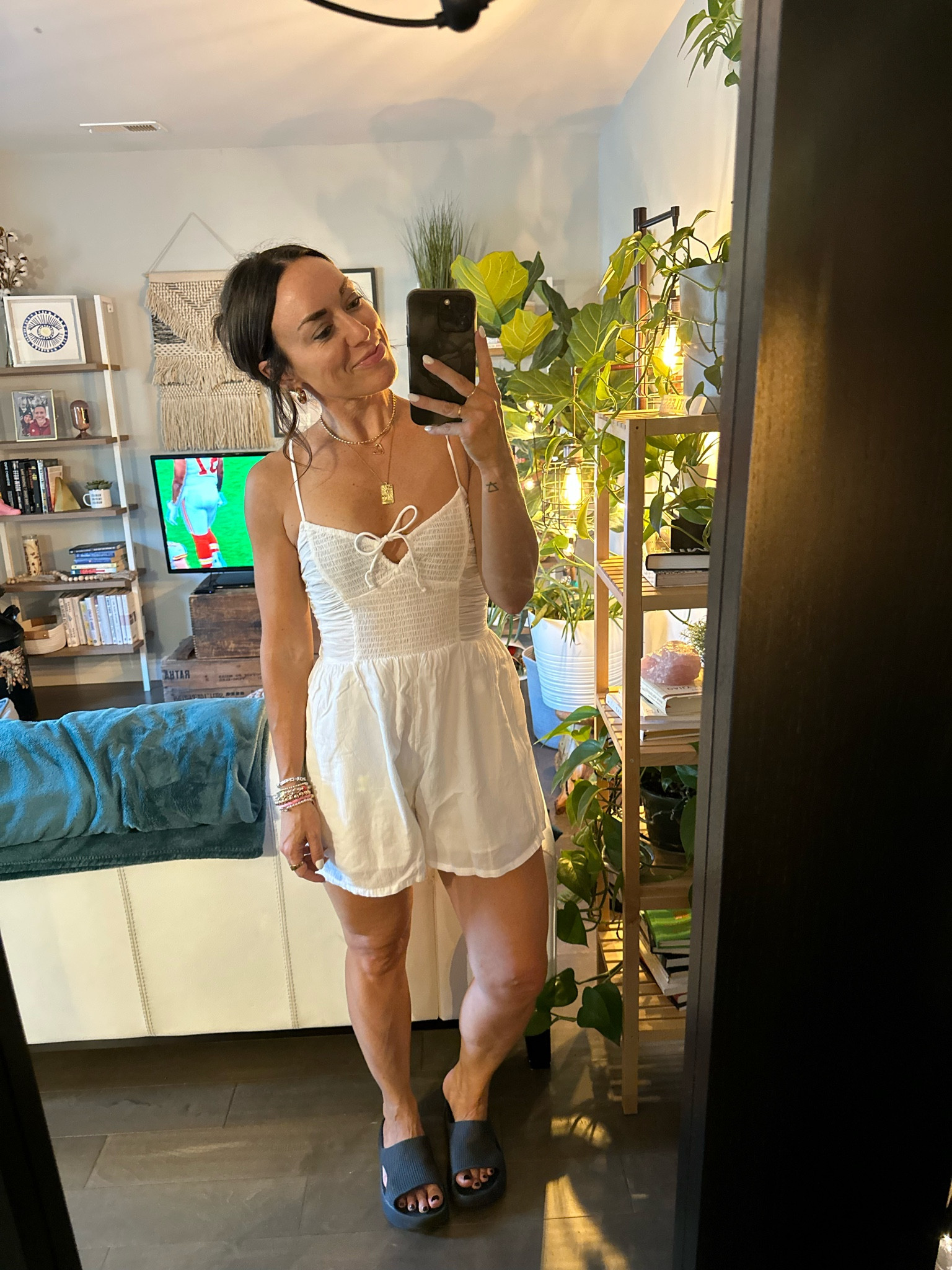Obsessed with this $20 Aerie romper! 😍 I got a small and it fits perfectly! 

#LTKunder50