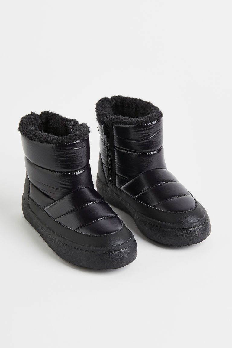 H & M - THERMOLITE® Padded Boots - Black | H&M (US + CA)