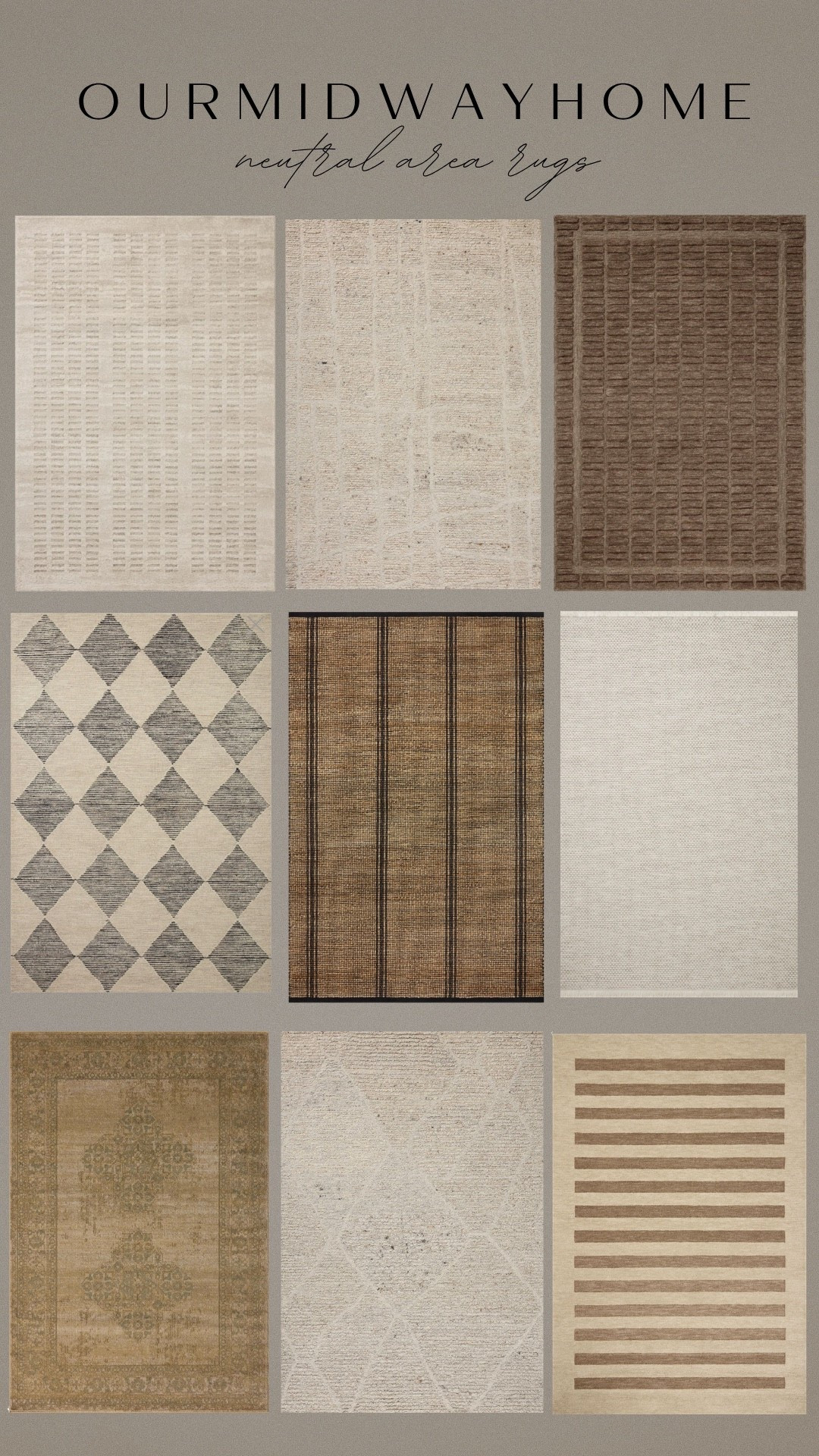 #ad A collection of my favorite neutral area rugs from @Wayfair 🤎

I personally own most of these and have used throughout my home with an organic modern design style 🤌🏼

#wayfair #wayfairpartner

#LTKHome #LTKSaleAlert