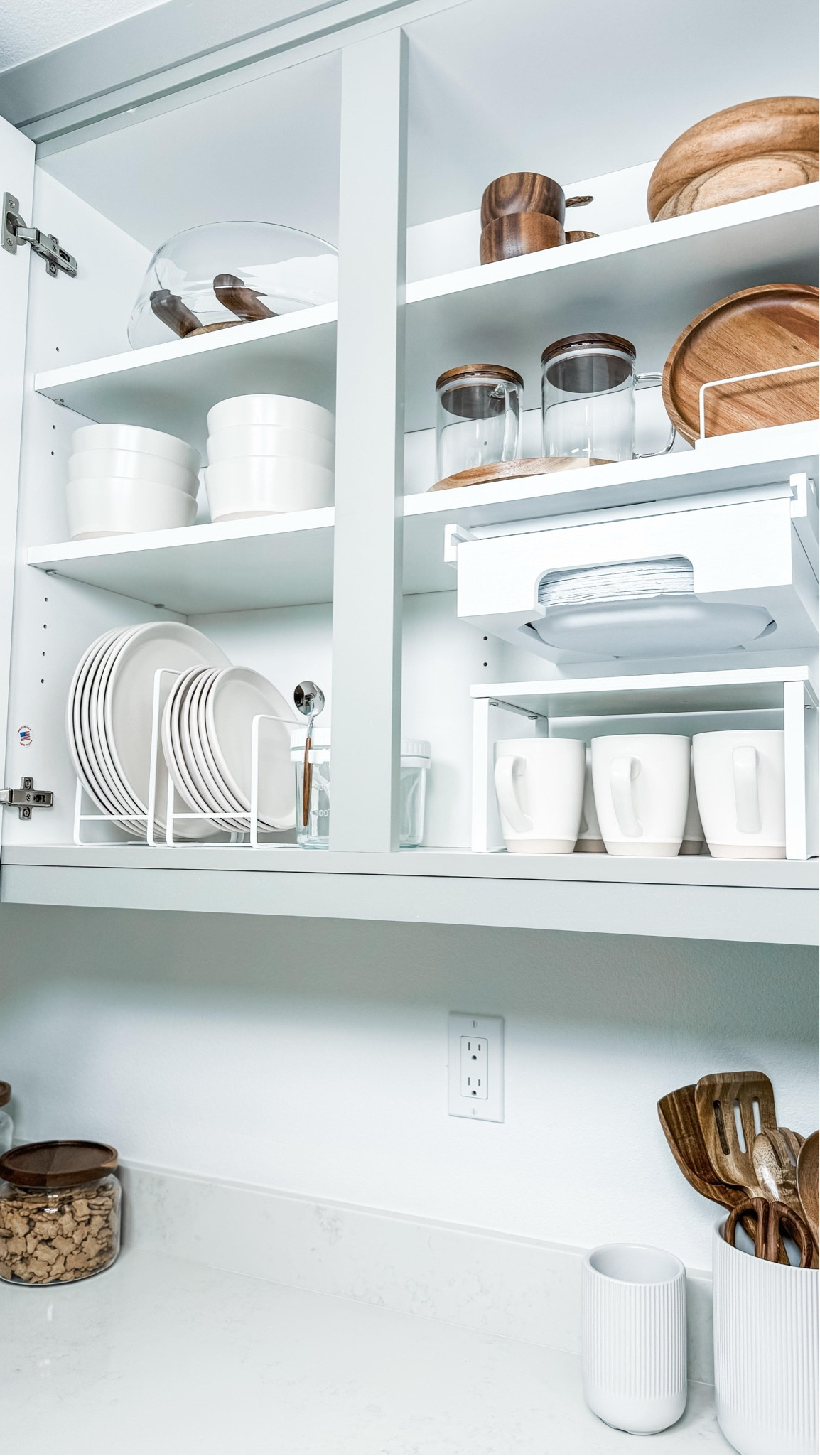 A M A Z O N  K I T C H E N 🍽️
c a b i n e t  o r g a n i z a t i o n

Not to toot our own horn but no one can do a cabinet makeover quote like #neatlyembellished can 🙌🏽 

Our favorite vertical plate holders maximize vertical space so that you can fit more variety into your cabinets. We also always incorporate our shelf organizers that also help utilize vertical space without stacking. Then we have our paper plate dispenser because let’s keep it real… we all have them so might as well give them a home.

Investing in matching pieces really reduces visual clutter and gives you that wow factor every time you open your cabinet doors. 🫶🏽

We 🔗’ed it all for you so that you can recreate it!

#neatlyembellished #professionalorganizer #homeorganizer #homeorganizing #organization #organizingideas #organizingtips #organizinghacks #organizedhome #organizedmom #organizedlife #amazon #amazonmusthaves #amazonfavorites #amazonfinds #amazonfaves #amazoninfluencer #amazoninfluencerprogram #amazonhome #kitchenorganization #kitchencabinetsmakeover #kitchencabinetorganization #asmr #asmrsounds #kitchengoals #kitchenideas