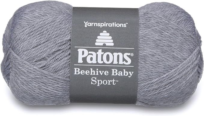 Patons Beehive Baby Sport Yarn, 3.5 oz, Baby Gray, 1 Ball | Amazon (US)