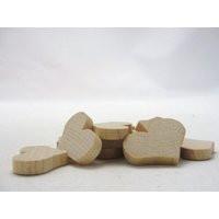 12 Wooden Hearts Country 1 1/4 Inch | 1.25"" Wide 3/16"" Thick Unfinished Wood Diy | Etsy (US)