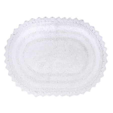 Design Imports Oval Crochet Bath Mat, Small, 100% Cotton, Multiple Colors/Sizes | Walmart (US)