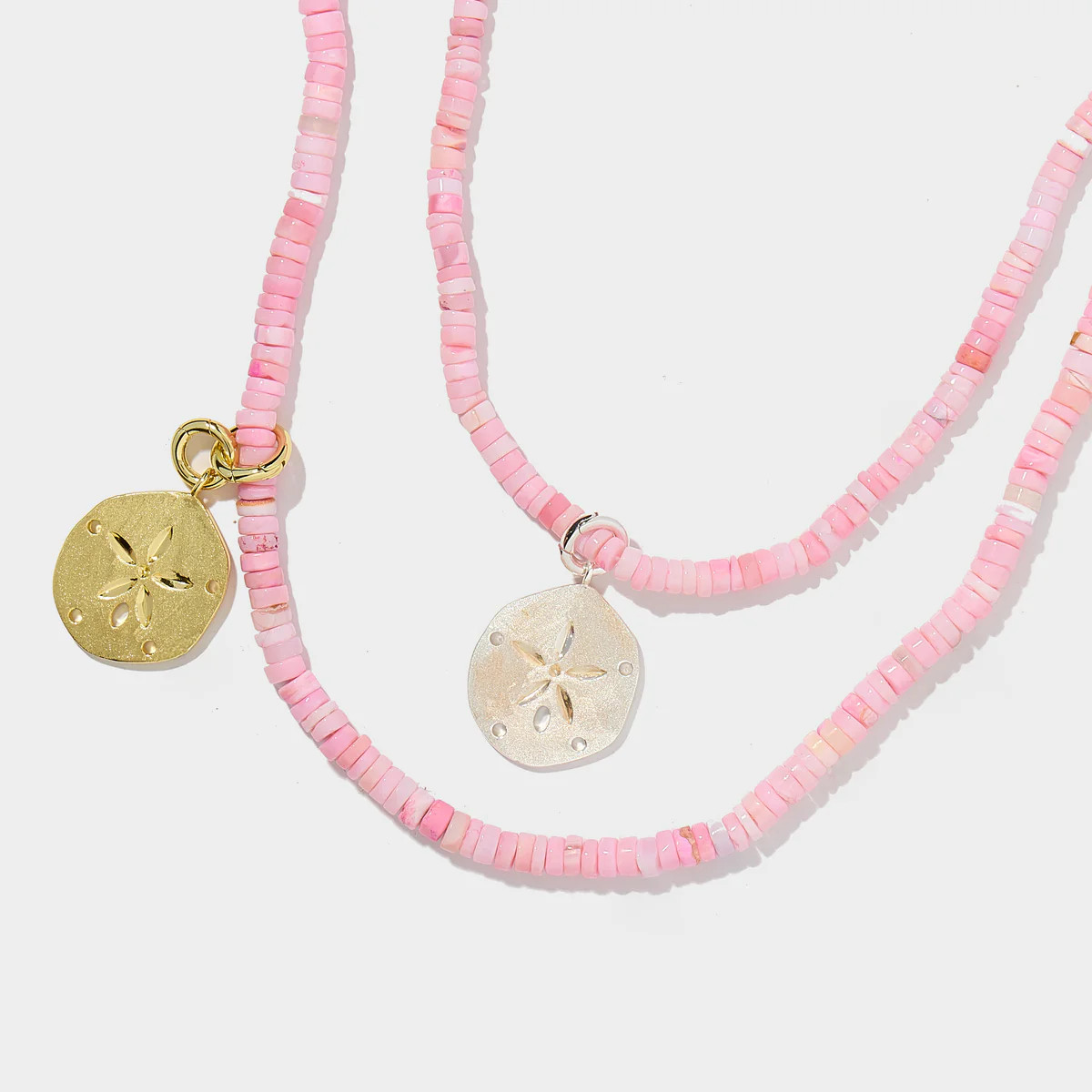 Sand Dollar Charm Necklace Set | Allie + Bess
