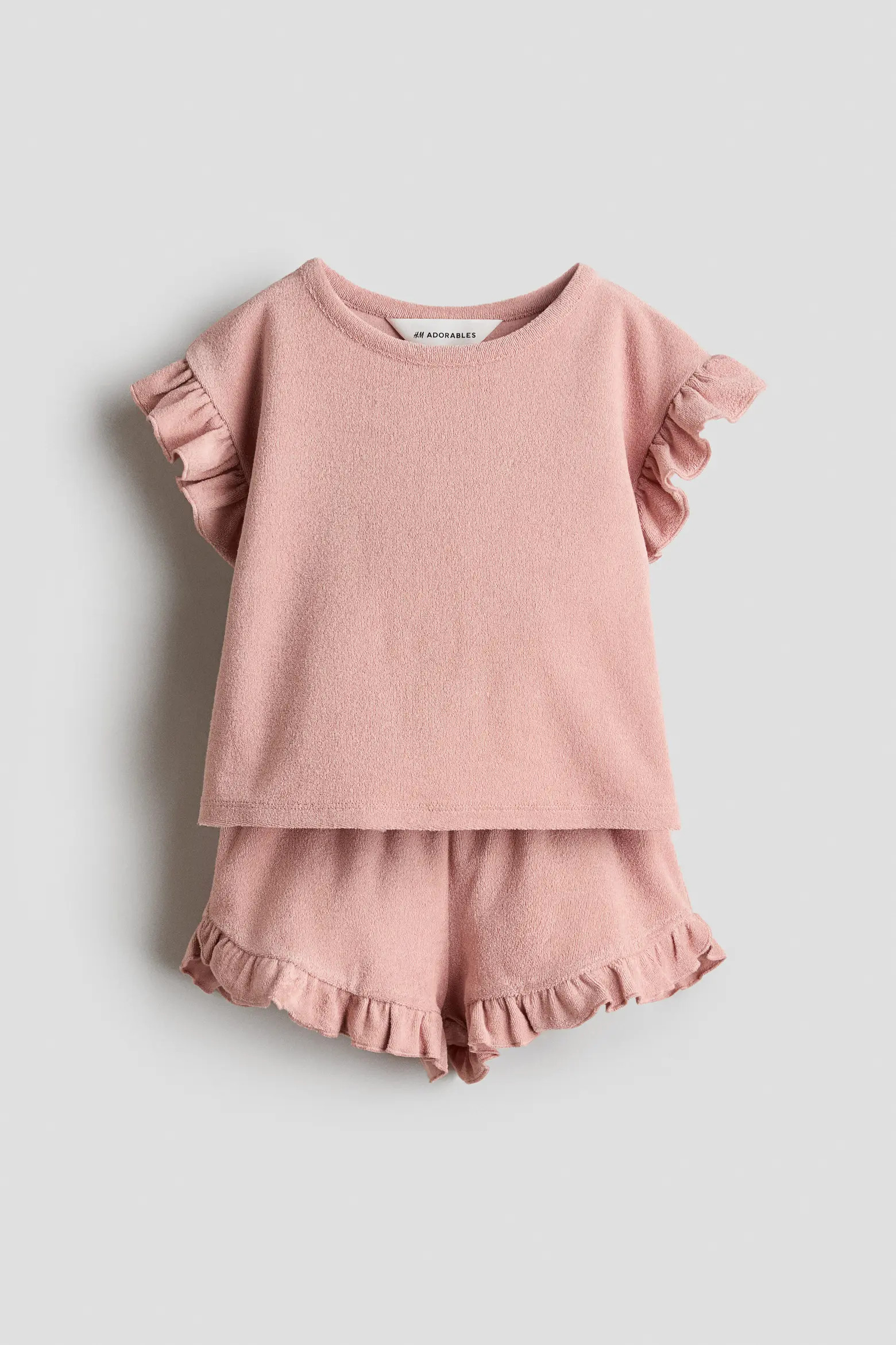 2-piece Frill-trimmed Terry Set (Women) | Nordstrom | Nordstrom