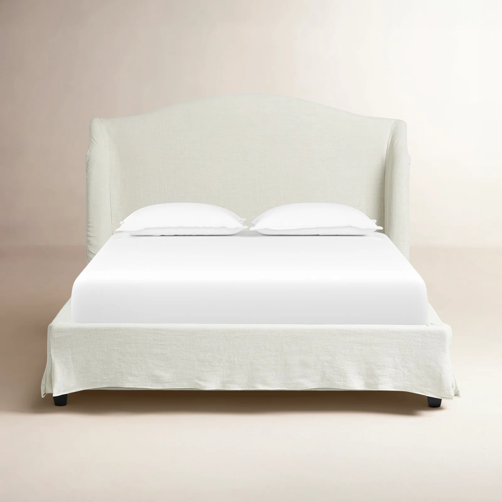 Mulberry Upholstered Wingback Bed | Wayfair North America