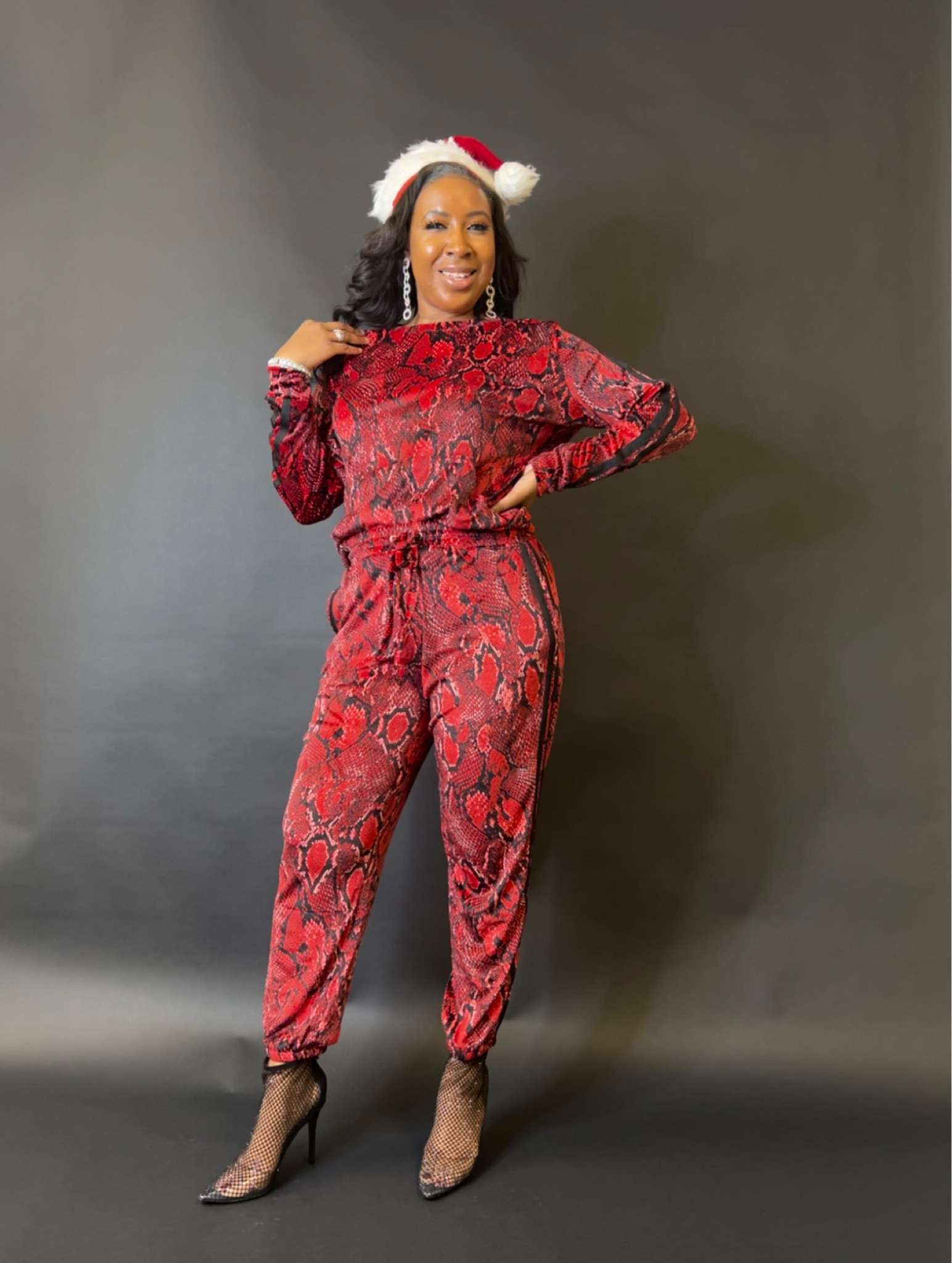 Velour track suit is perfect for last minute holiday shopping and entertaining at home with friends and family. Booties are perfect addition to add a bit of glam to your outfit. 

#LTKHoliday #LTKFind #LTKSeasonal