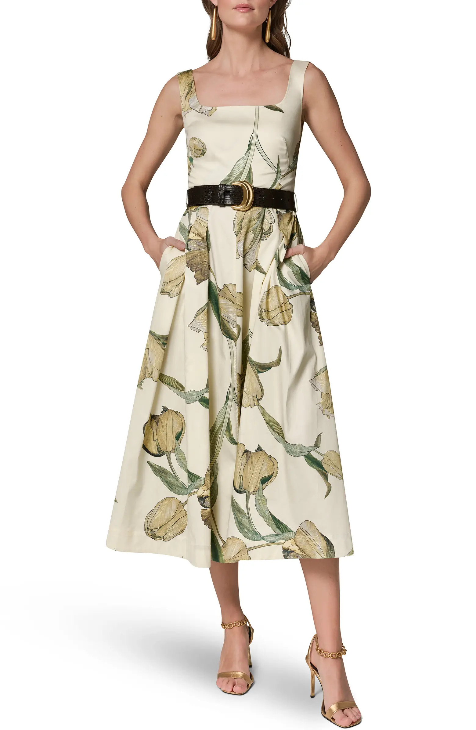 Floral Print A-Line Dress | Nordstrom