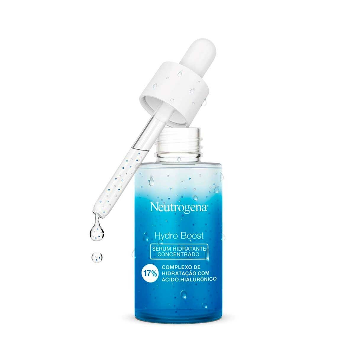 Sérum Hidratante Facial Concentrado Neutrogena Hydro Boost 30ml 30ml | DrogaRaia (BR)